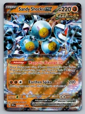 Sandy Shocks ex Pokemon Prismatic Evolutions 056/131 Double Rare NM