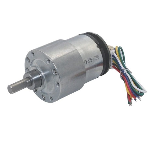 JGB37-520 DC Gear Motor 12V 12~1590RPM Hall Encoder with Speed Measurement - Afbeelding 1 van 7