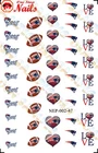 Waterslide Nail Art Decals/Tattoos/Transfers for  New England Patriots fans V1