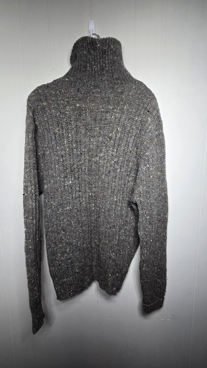 Pendleton Vintage 1960's Virgin Wool Zip Up Grey High Neck