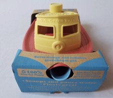 Green Toys My First Tugboat Red NEW 100 Recycled Made in USA Tug Boat Bath Toy