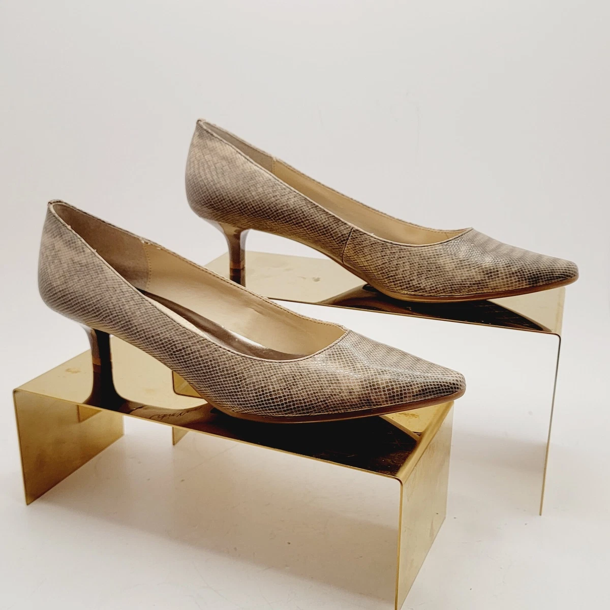 Tan kitten shop heels