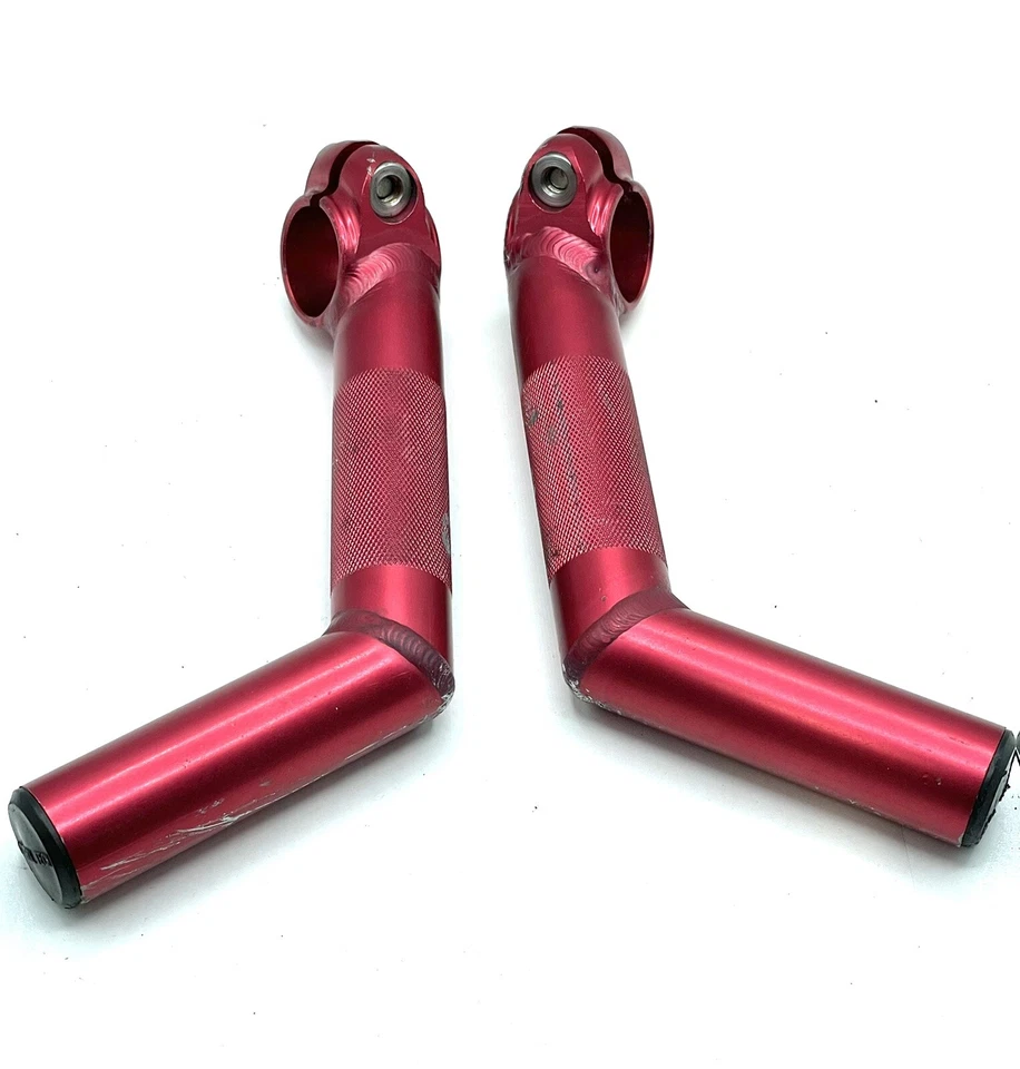 Vintage Control Tech Red Anodized Bar Ends MTB - Image 2 of 4