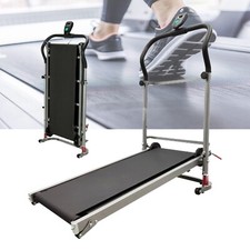 Folding Treadmill Portable Home Exercise Non-electric Walking Machine 242.5LB