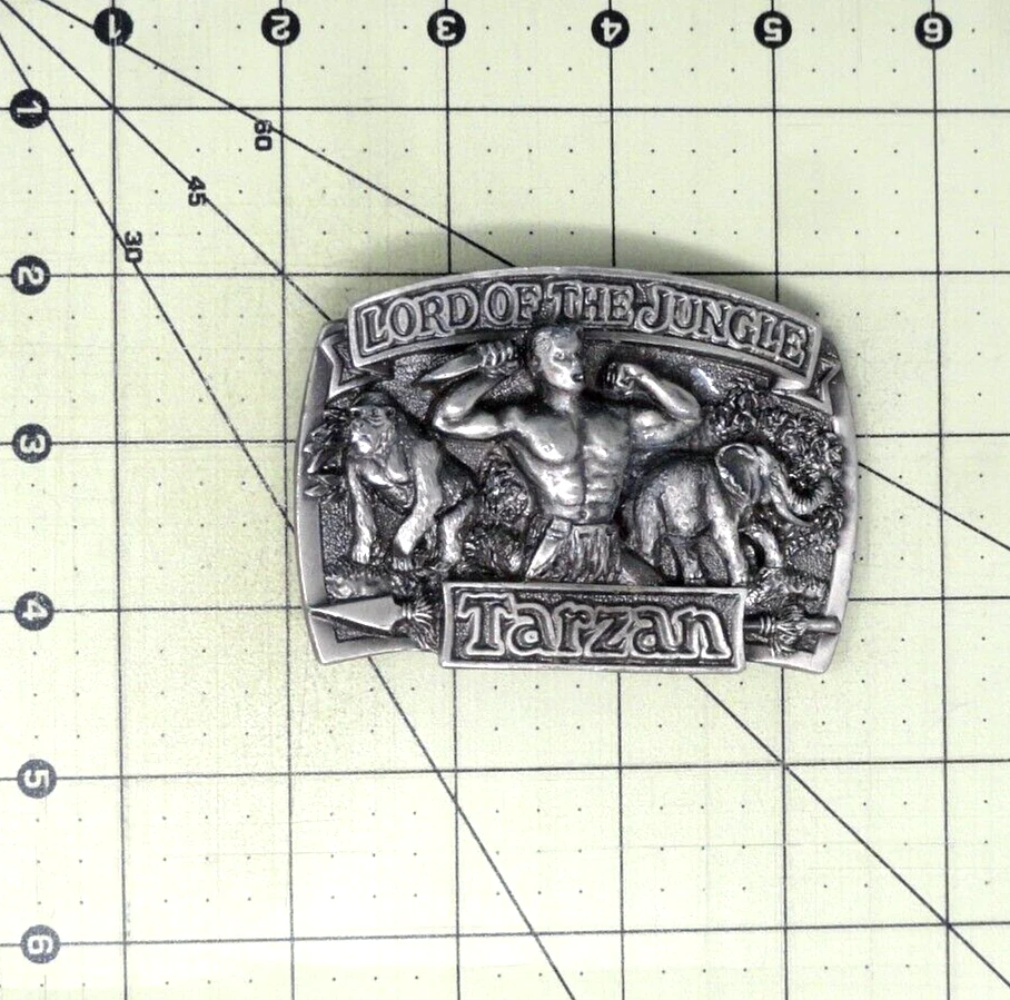 Tarzán Promo Hebilla de Cinturón Edgar Rice Burroughs LE # 138 / 10k De Colección Años 90 SMKW.SHY738 Foto 3 de 4