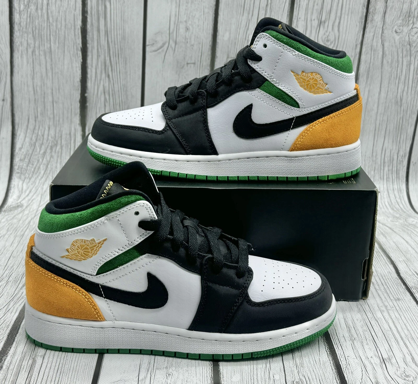 Nike Air Jordan 1 Mid SE GS "Oakland" Taglia Uscita 2020: Scuola Grada 4Y