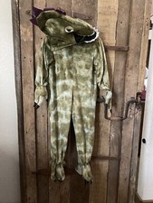 Forum Novelties Kids Sz Medium Green  Purple Dinosaur Dragon Costume