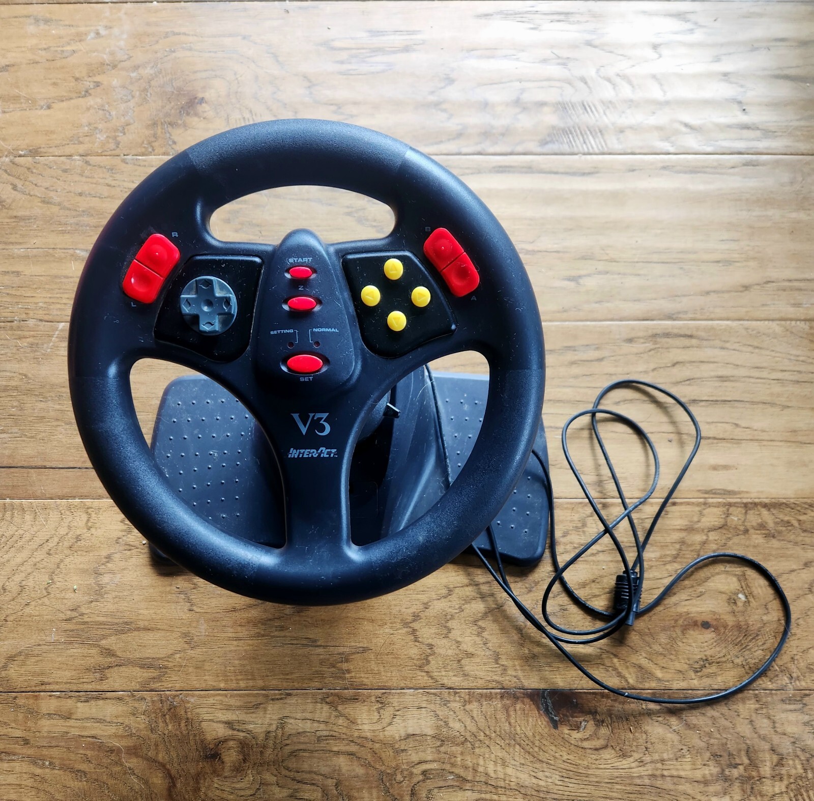 V3 Interact racing/driving/steering wheel n64 Accessory eBay