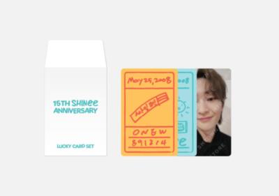 SHINee トレカ SHINee 15th Anniversary OFFICIAL MD GOODS LUCKY CARD SET +