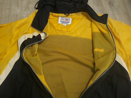 Vintage Starter Pro Line Authentic NFL Steelers Hooded Windbreaker Jacket Sz XL - Picture 8 of 13