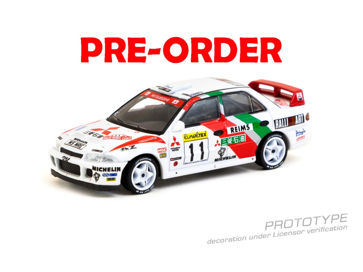 In Stock) Tarmac Works 1/64 Mitsubishi Lancer Evolution II