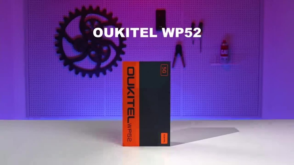 5G 4G LTE OUKITEL WP52 Rugged Mobile Android 14 Thin Phone