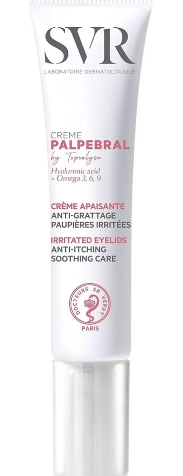 3x SVR Palpebral Creme Topialyse 15ml Irritated Eyelids Anti-Itching Cream 05/24 - Image 2 of 4