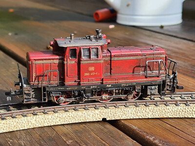 Mä 3065  BR 260 mit Telex und Betriebsverschmutzt, siehe Bilder