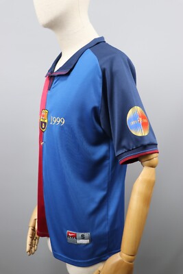 NIKE 1999- 2000 FC Barcelona #7 FIGO Football Jersey Soccer Team