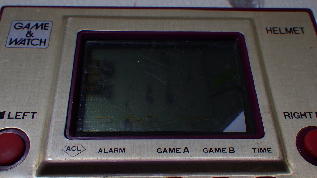 HELMET - Nintendo Game & Watch CN-07 - 1981 JAPAN Japan Used