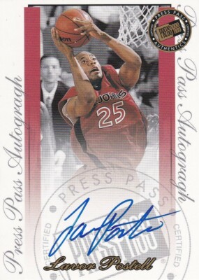 Lavor Poster 2000 Press Pass SE Autogramme #29 St. John's University !!! Auto