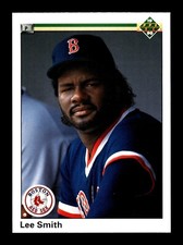 LEE SMITH ⚾ 1990 Upper Deck Baseball #393 Boston Red Sox
