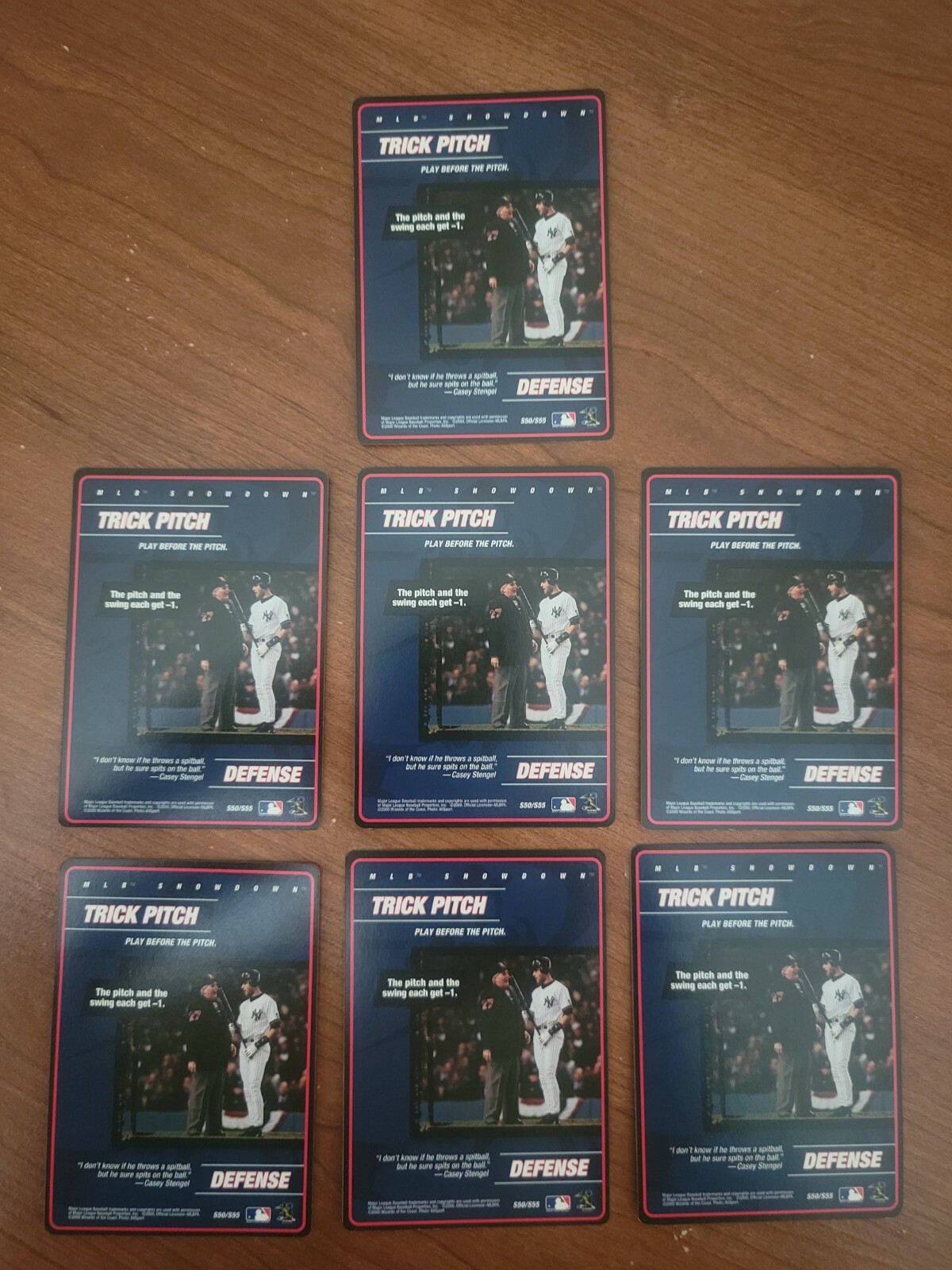 7  2000 MLB Showdown Strategy Defense Derek Jeter Trick Pitch S50 HOF NY Yanks