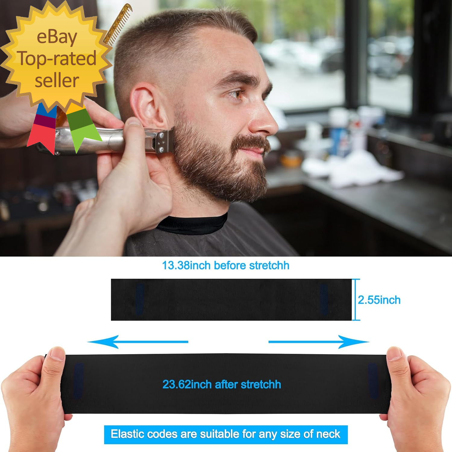 5 Rolls Disposable Barber Paper Neck Strips Barber Accessories Professional