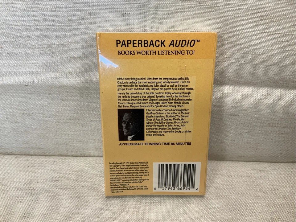 Eric Clapton Rockumentary At The Crossroads Geoffrey Giuliano Cassette Sealed - Image 3 of 4