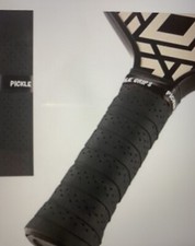 Pickleball Grip Tape, Pack of 2 Pickleball Overgrip -Grip Wrap for Black .
