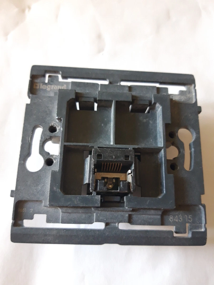 Legrand 84345 Sagane - Double Connecteur RJ45 Biplite Neuf Sous Blister