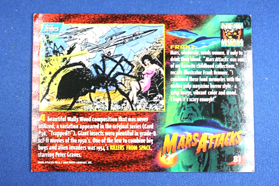 1994 Topps Mars Attacks New Vision Card #81 