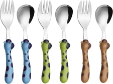 ANNOVA Children'S Flatware 6 Pieces Kids Silverware - Stainless Steel Cutlery 