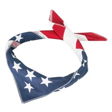  American Flag Bandana USA Patriotic Headband, Square USA Flag Scarf - Hair 