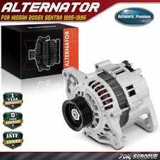 Alternator for Nissan 200SX Sentra 1995-1996 L4 1.6L 70A 12V CW 6-Groove Pulley
