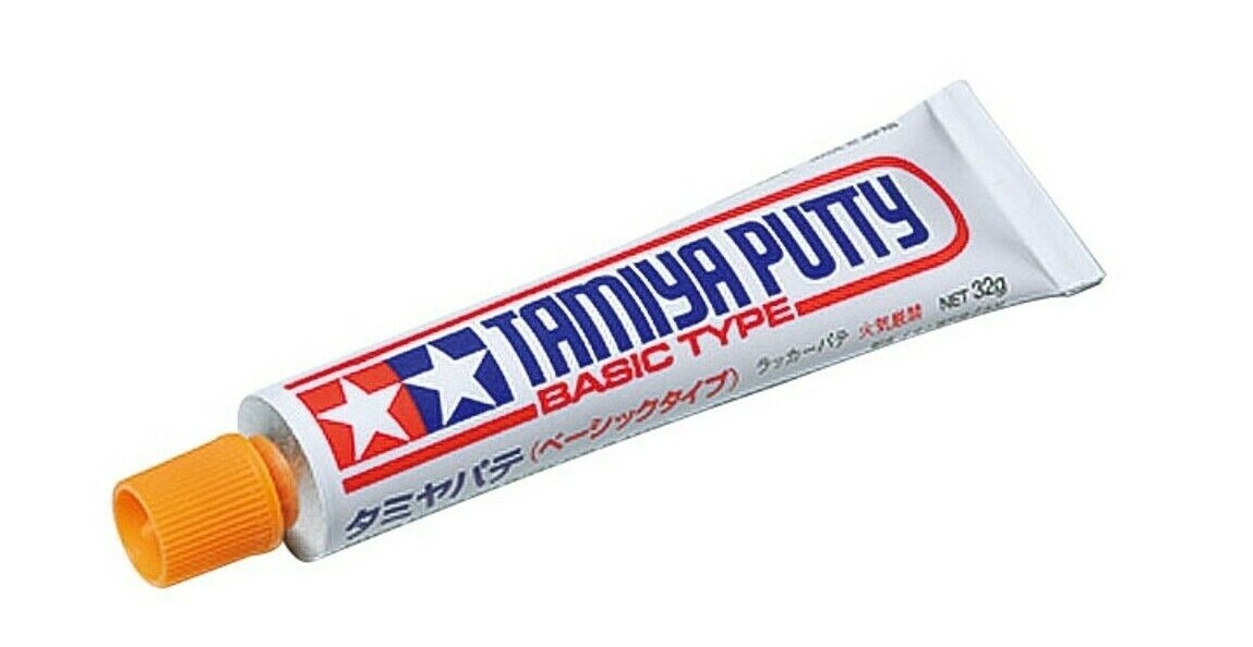 Tamiya Basic Gray Putty for Styrene, Plastic Model Kits & Hobby 32g TAM87053