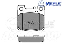 Meyle Bremsbelagsatz, Hinterachse Mit Anti Quietsch Platte 025 213 0115