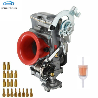 RARE FCR 39 Suzuki 05-20 DRZ400SM DRZ400 Carburateur Plat Côté 39mm - Foto 5