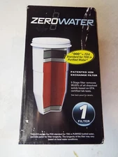 ZERO WATER ZR-001 Replacement Ion Exchange 16 Gal SINGLE Water Filter BPA FREE