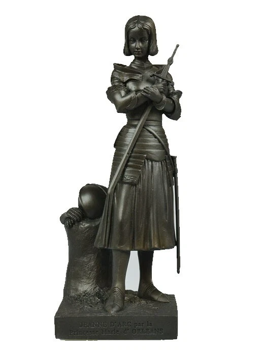 French Bronze Of Jeanne D'arc. 19th Century
