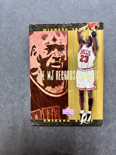 Michael Jordan #J4 1999 Upper Deck Hardcourt The MJ Records Almanac card