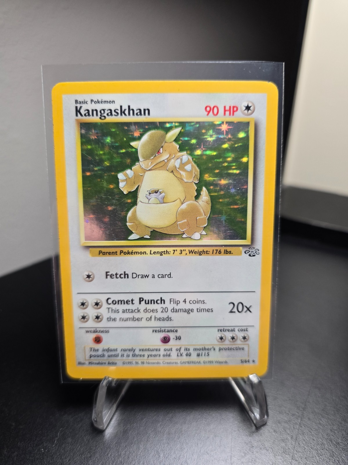 Kangaskhan 5/64 Pokemon Jungle Holo Rare