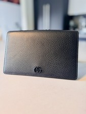 Gucci GG Marmont Zip Closure Shoulder Bag Small Black Leather