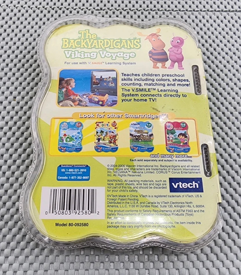 The Backyardigans Viking Voyage Vsmile Learning VTech`Nick Jr 3-5Yrs New Sealed - Image 4 of 4