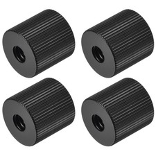 4 x Mic Stand Adapter 1/4-20 Female to 1/4-20 Female Camera Screws Thread Black
