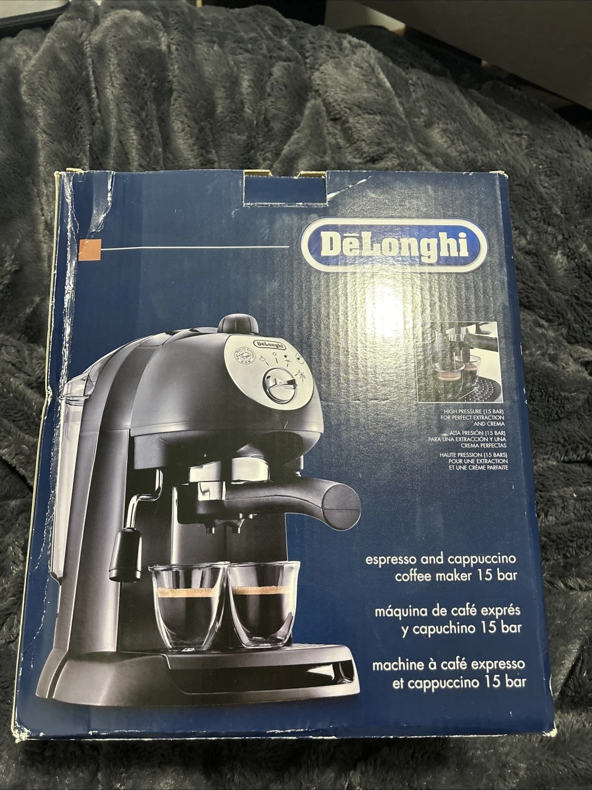 De'Longhi Black Espresso and Cappuccino Machine