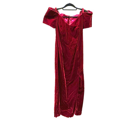 Small Women's Gown Custom Made Evening Formal pageant Prom Dress Red Maroon