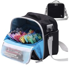 Large Storage Tote Bag For Markers Brush Pens Coloring Pencils Books Art Craft