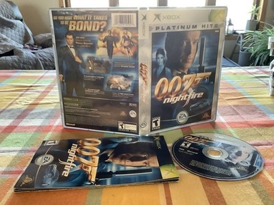 007: NightFire Used Microsoft Xbox 2002 James Bond Platinum Hits Free USA Ship