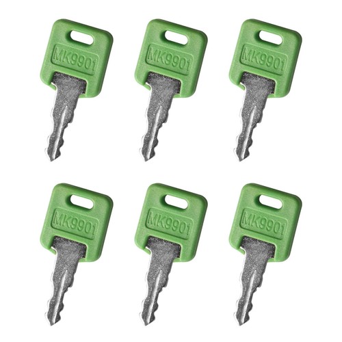 MK9901 6601 Chiave per Camper,Chiave per Camper Camper Camper per FIC Codice 9901 6601, (6 pz) Verde  - Foto 1 di 7