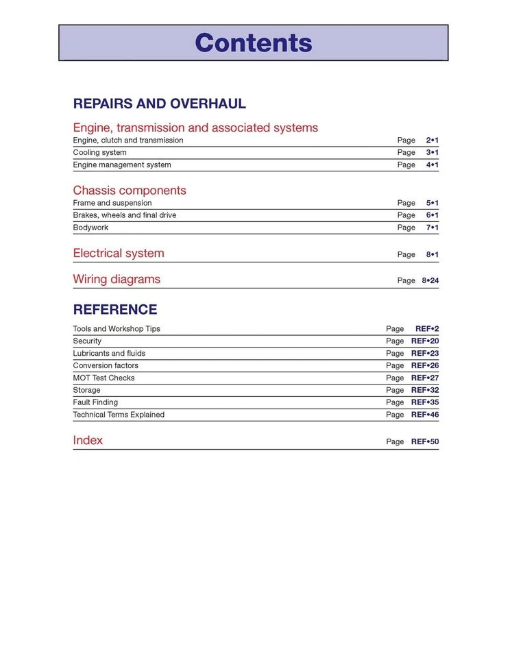 Yamaha YZF-R1 (2004-2006) Haynes Repair Manual - Image 4 of 4