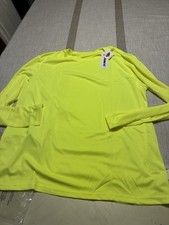 Men s Rash guard Guard/ Dry Fit/ Brand New With Tag/ XL/yellow /UPF 50
