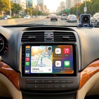 For Acura TSX 2004-2008 Car Stereo Radio Carplay Android 15 GPS WIFI 4+64G +Cam