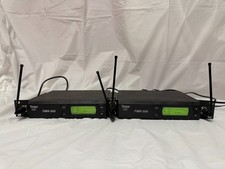 Lot of 2. Telex FMR-500 Wireless Receivers Band G w/AC Adapters, Antennas